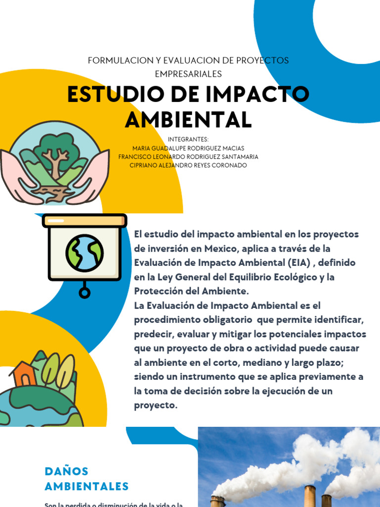 Estudio de Impacto Ambiental en Proyectos | PDF | Finanzas y dinero