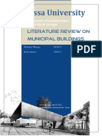 Literature Review On Municpal Buidings