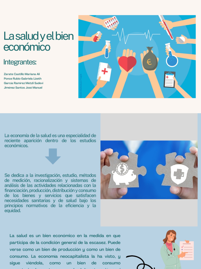 La Salud y El Bien Económico | PDF | Ciencias sociales