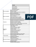 A-7 Proyecto Curatorial. Ejemplo de Cronograma (Excel)