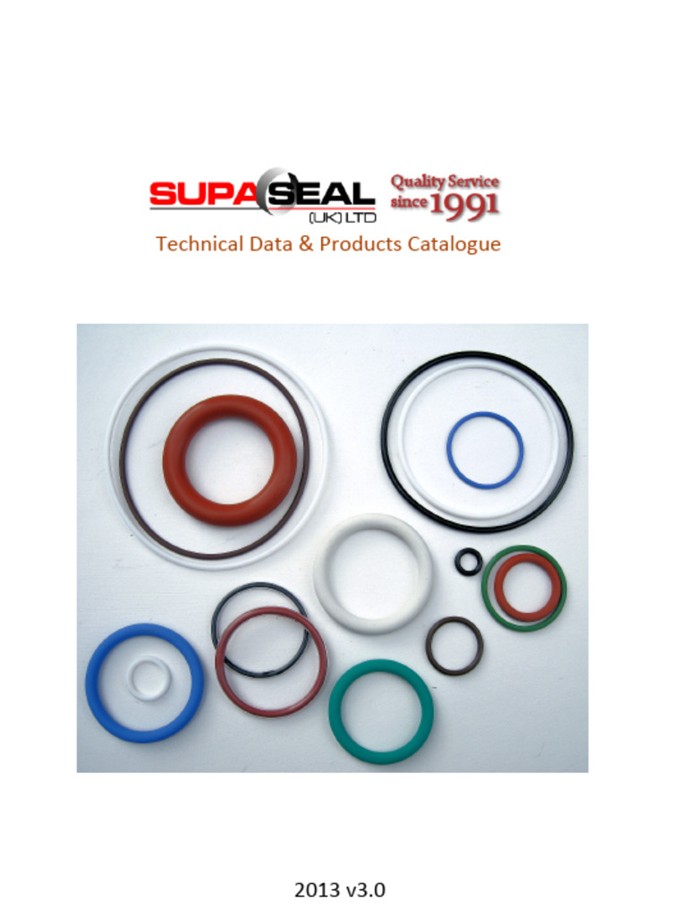 O Ring Catalogue PDF Building Materials Materials