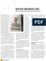 A Step Forward for Student Life - Issue 10 (The Blue and Gold)- September 2010