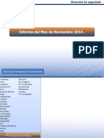 Informe Del Mes de Noviembre 2014