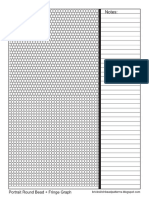 Portrait Brick Stitch Fringe Graph Notes