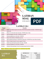 Pertemuan 20 - Latihan Soal JU, Ledger, Neraca Saldo Sebelum Penyesuaian