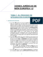 INSTITUCIONES JURÍDICAS DE LA UNIÓN EUROPEA 1