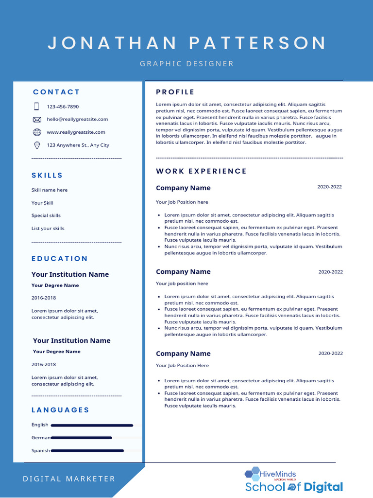 Resume Template PDF Search - 1726345817