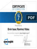 Certificate Level7