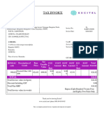 Tax Invoice: Excitel Broadband Pvt. LTD