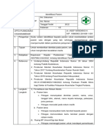 Sop Identifikasi Pasien