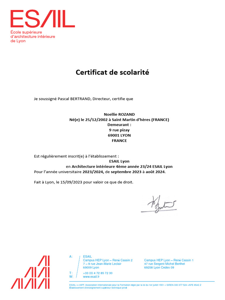 Est-Ce Que Les Certificats De Scolarité Sont Nécessaires À La ...