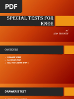 Tests For ACL LIGAMENT TEAR | PDF