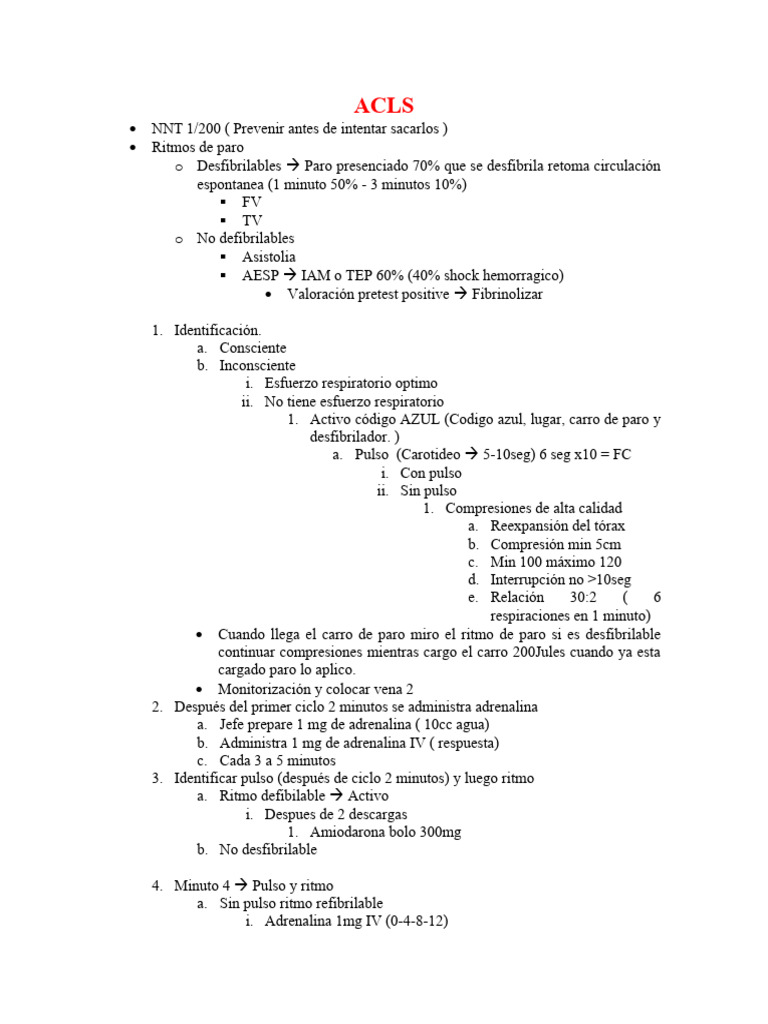 ACLS - Atls | PDF