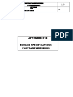Appendix D12: Ecrans Specifications Flottantsinternes