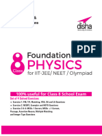 Demo 30 Foundation Physics Class 8 For IIT-JEE - Disha Experts