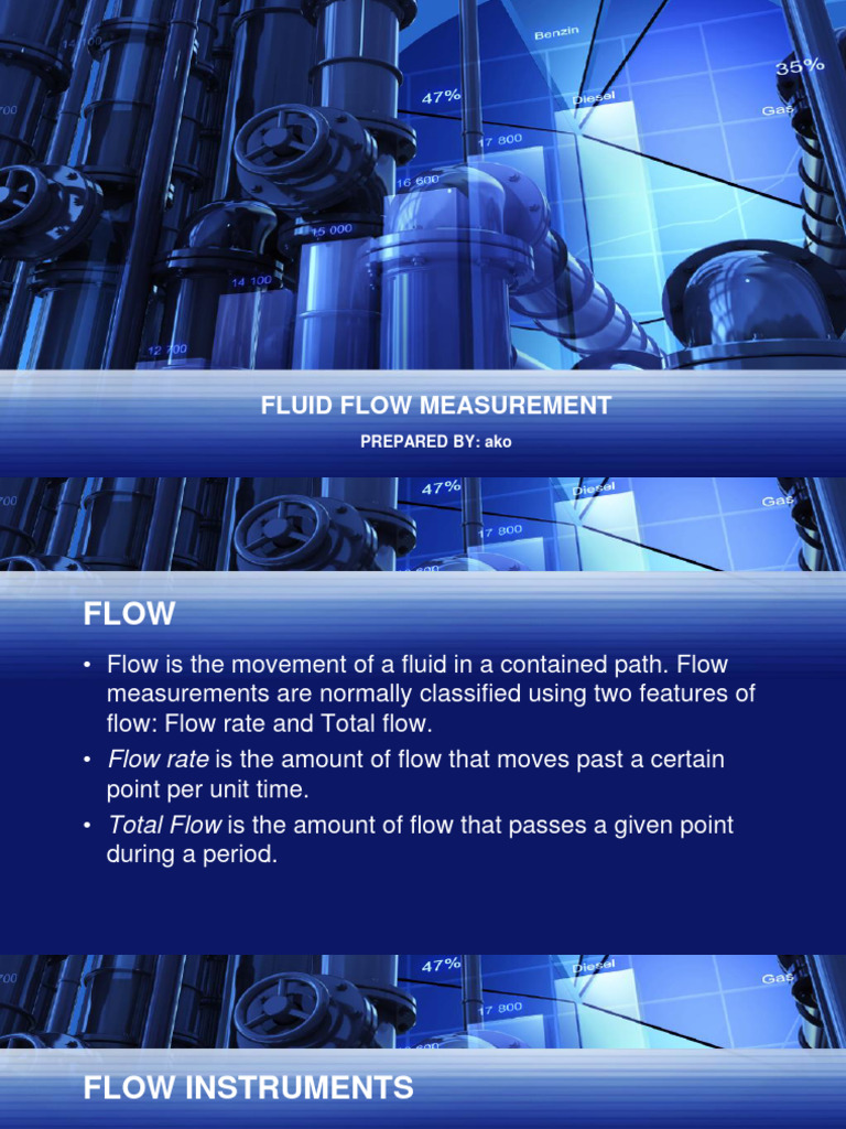 Fluid Flow Measurement PDF