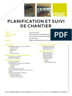 Planification Et Suivi de Chantier