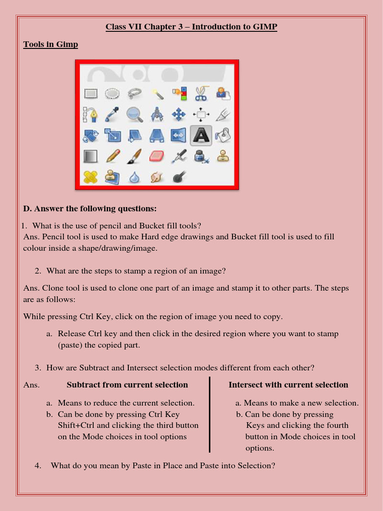 Class VII Chapter 3 Ques Ans | PDF