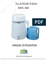 Manuel Distillateur D'eau