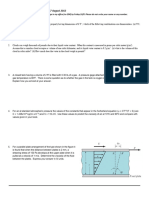 Fluid Mechanics Intro Problems Set 2 August 2012