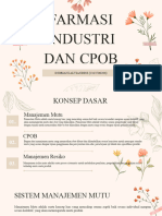 Tugas Farmasi Industri Dan CPOB - Indriani Alviandini (2343700206)