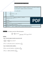 SOLVE ODE BY USING LAPLACE July 2020