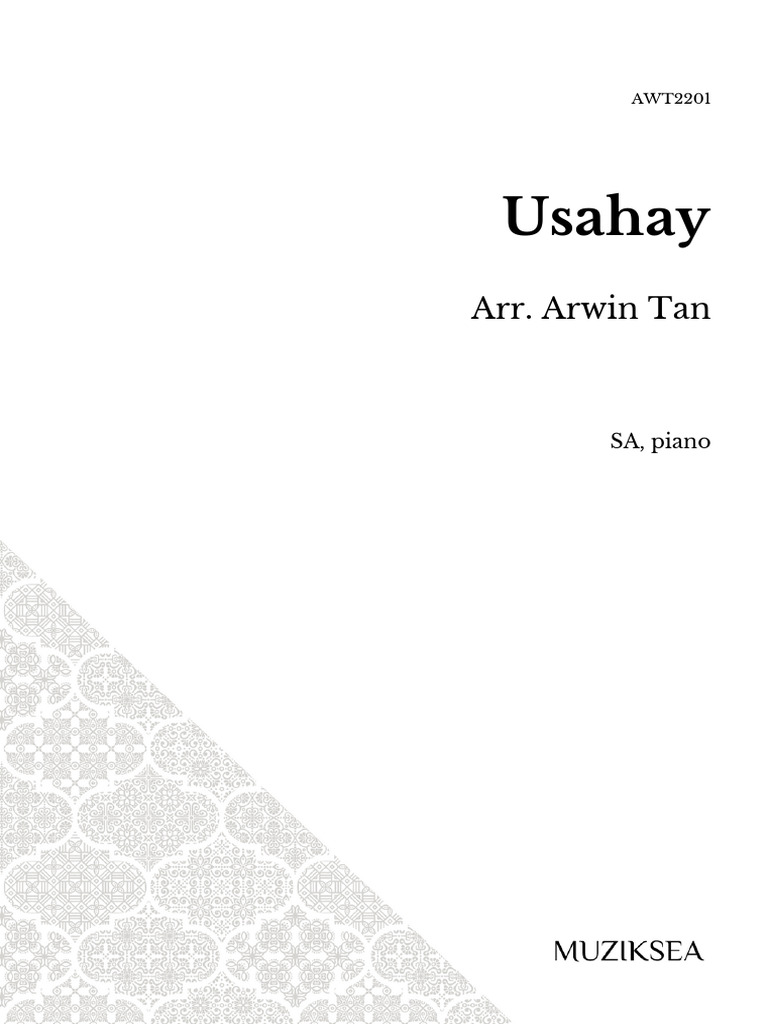 ARWIN TAN Usahay (SA) - PERUSAL | PDF