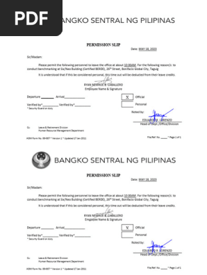 Permission Slip