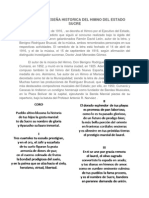 Breve Reseña Historica Del Himno Del Estado Sucre