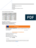 Transferencia Pago Hormigon BSA - Obra Macul