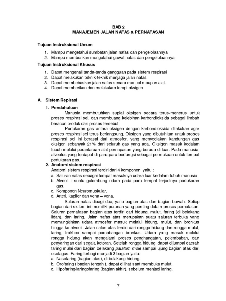 BAB 2 Airway Breathing | PDF