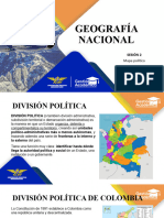 Geografia Nacional - Primer Corte - Sesion 2 - Mapa Politico, Limites, Fronteras Y Regiones Naturales