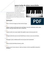 Como Branquear Teclas de Piano Amareladas