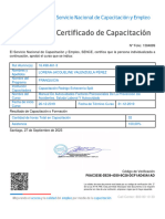 Certificado Curso - MANUAL DE AUTOCUIDADOS FACTORES PSICOSOCIALES DE LA PREVENCIÓN DE ACCIDENTES, SALUD LABORAL Y AUTOCUIDADO