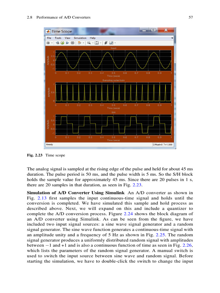 Simulink PDF Analog To Digital Converter Sampling (Signal Processing)