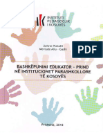 Bashkepunimi Edukator Prind Ne Institucionet Parashkollore Te Kosoves