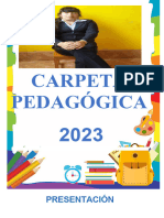 Carpeta Pedagogica Carmen 2023