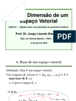 Base e Dimensão