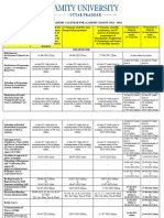 Revised Block Academic Calendar 2023-24