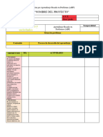 Planeación Por Proyectos ABP