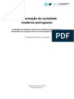 Caraterização Da Sociedade Moderna Portuguesa