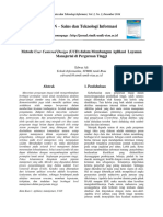 Metode User Centered Design (UCD) Dalam Membangun Aplikasi Layanan Manajerial Di Perguruan Tinggi