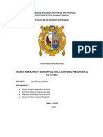 Marco Normativoo y Conceptual de La Auditoria Presupuestal en El Peru - Grupo n!03