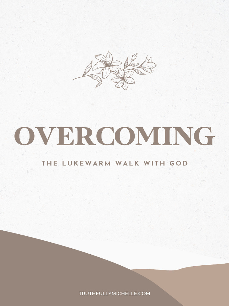 A Lukewarm Walk With God Devotional PDF Jesus Prayer