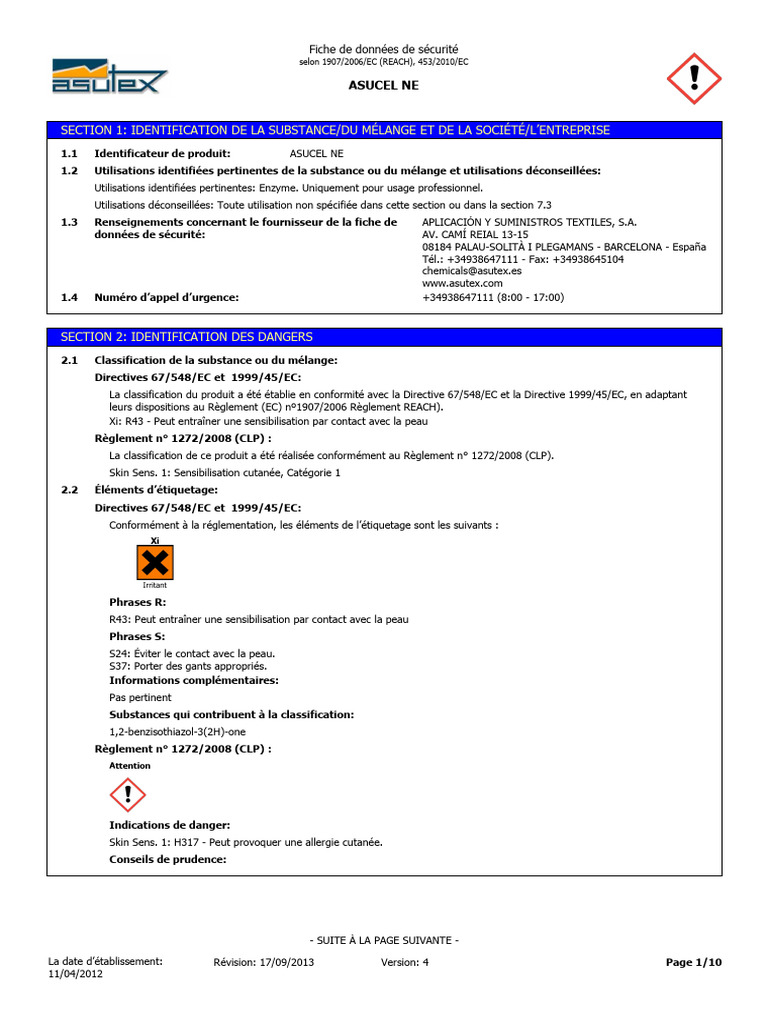 FDS Asucel Ne | PDF