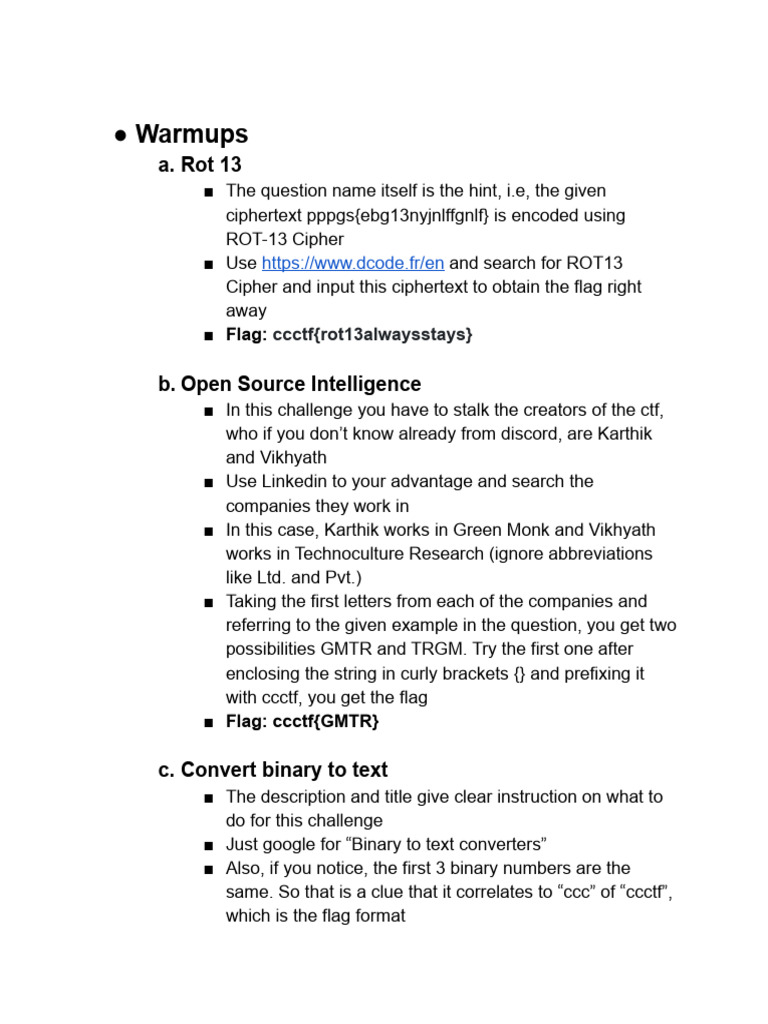 Encoding And Encryption In Ctf And Cyberchef