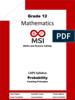 Counting Principles Revision Booklet