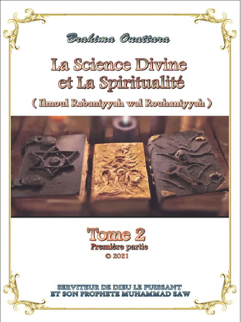 La Science Divine Et La Spiritualité TOME 2 Première Partie | PDF ...