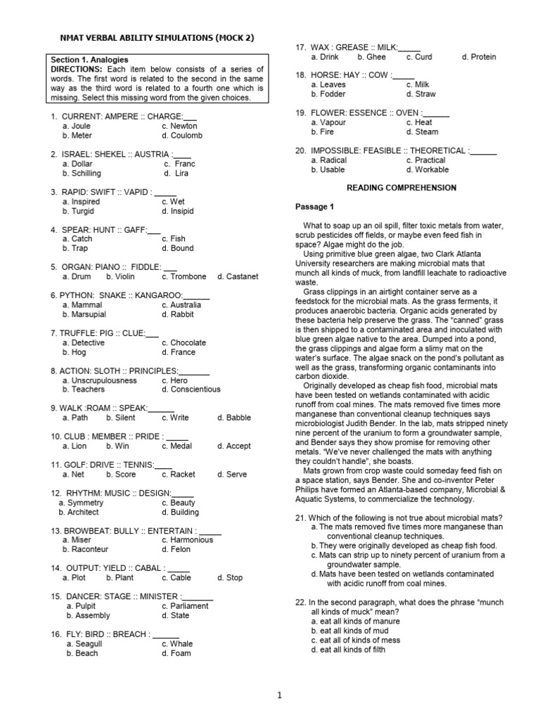 Mock Exam 2 | PDF