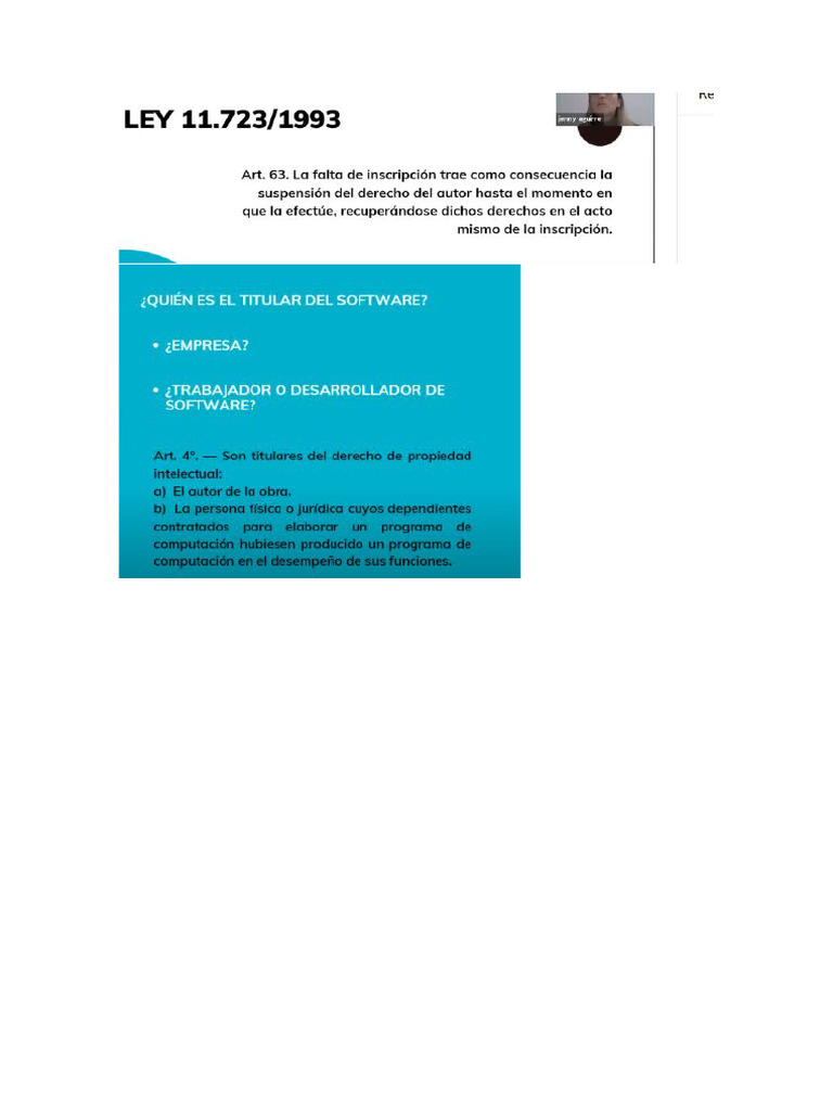 Propiedad Intelectual Software | PDF